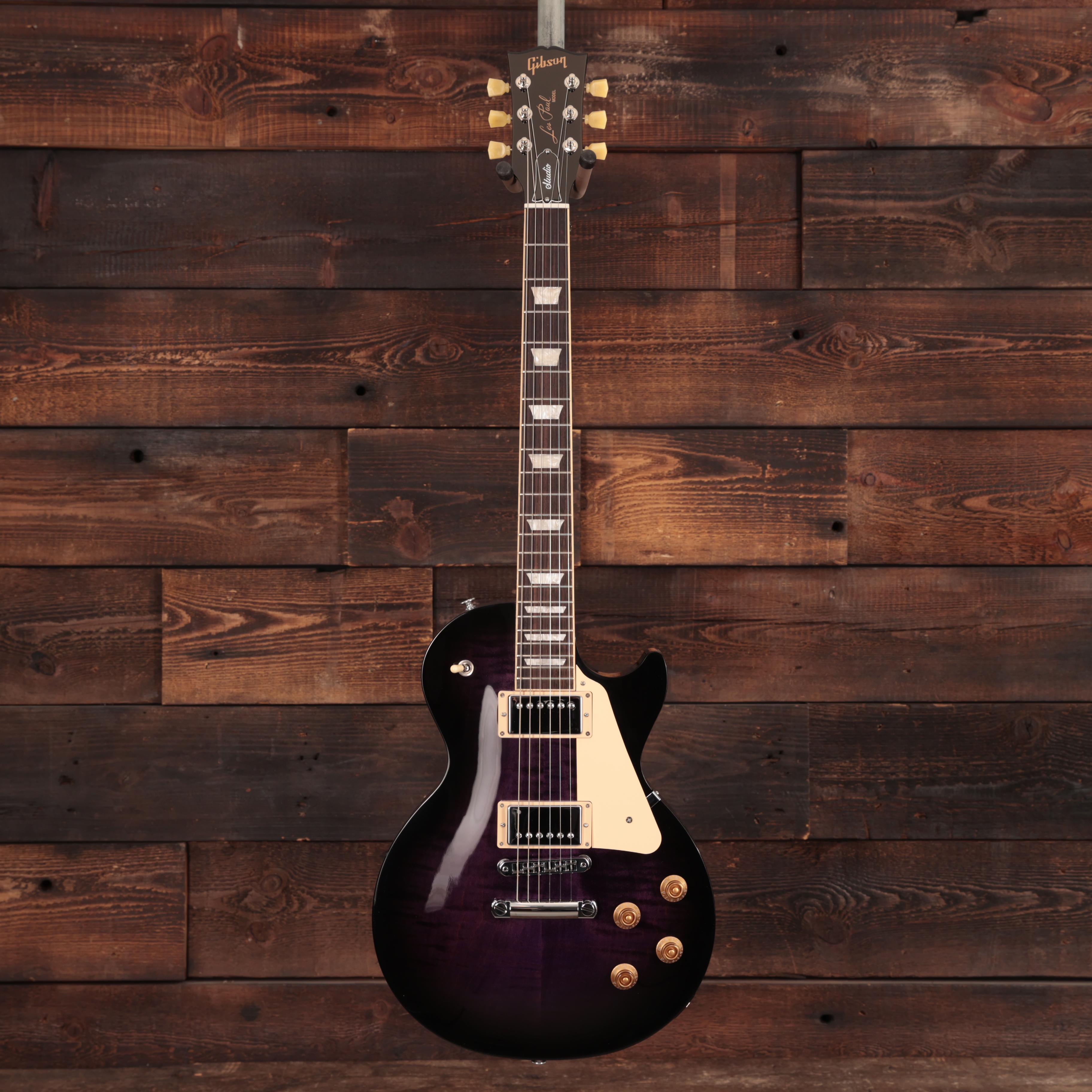 Gibson Les Paul Studio Figured in Dark Purple Burst - Andertons